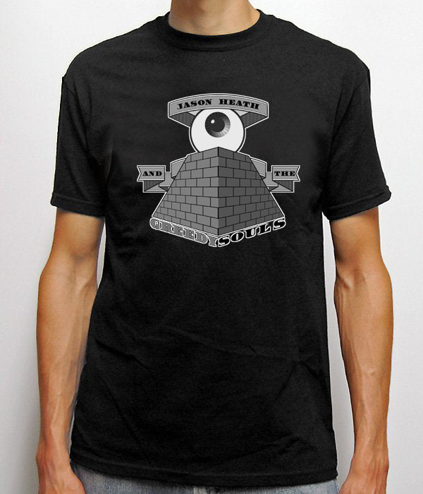 Eyeball Pyramid T Shirt - Black